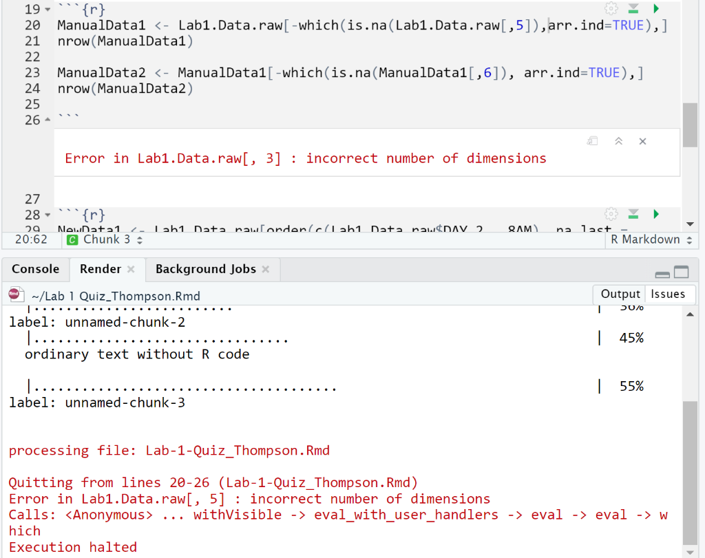 Solved Insert your R code that performs the following | Chegg.com