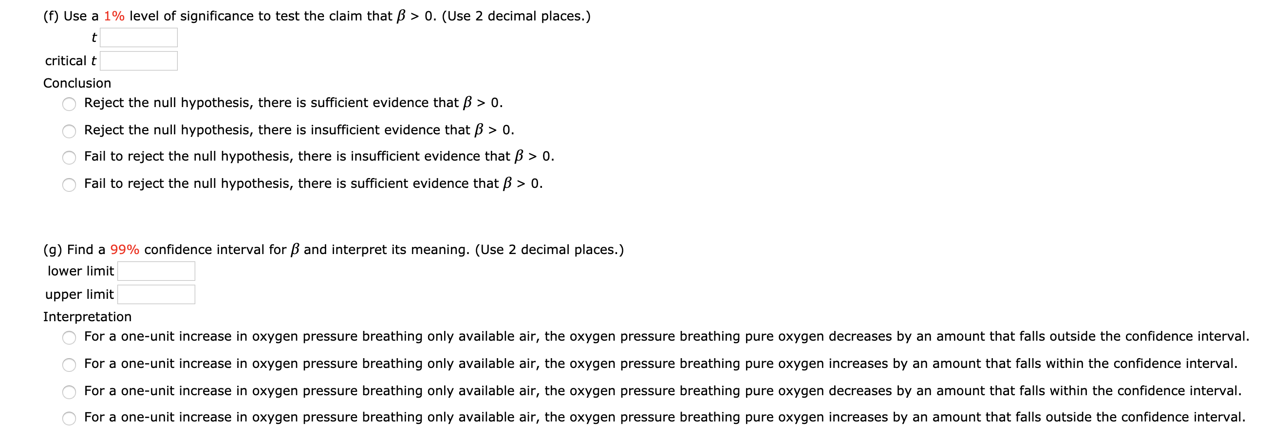 Solved What Is The Optimal Time For A Scuba Diver To Be O Chegg Com