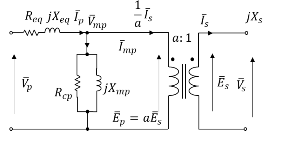 Solved Problem 1 60 Hz transformer with below equivalent | Chegg.com