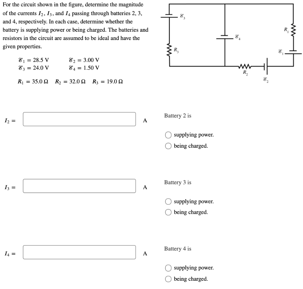 Solved For the circuit shown in the figure, determine the | Chegg.com