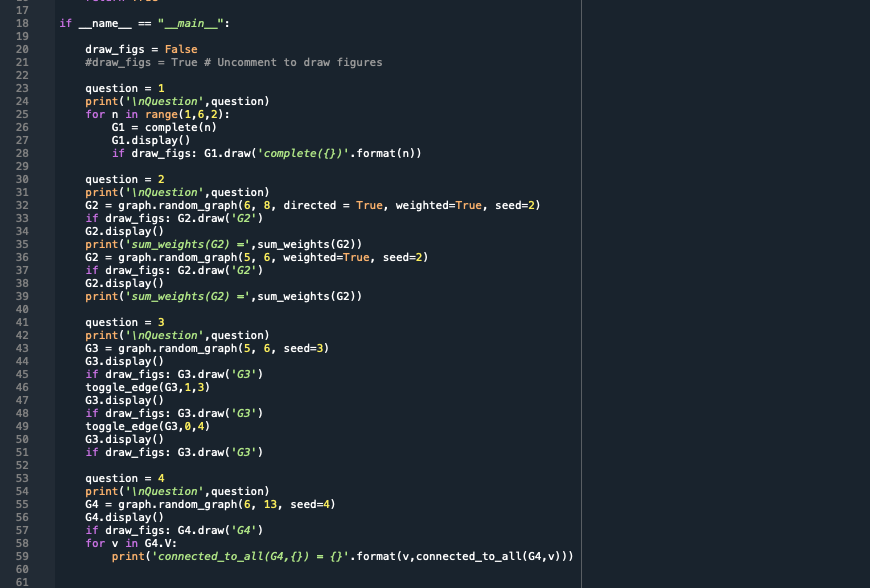 Solved Using the library below for graphs in python. Help | Chegg.com