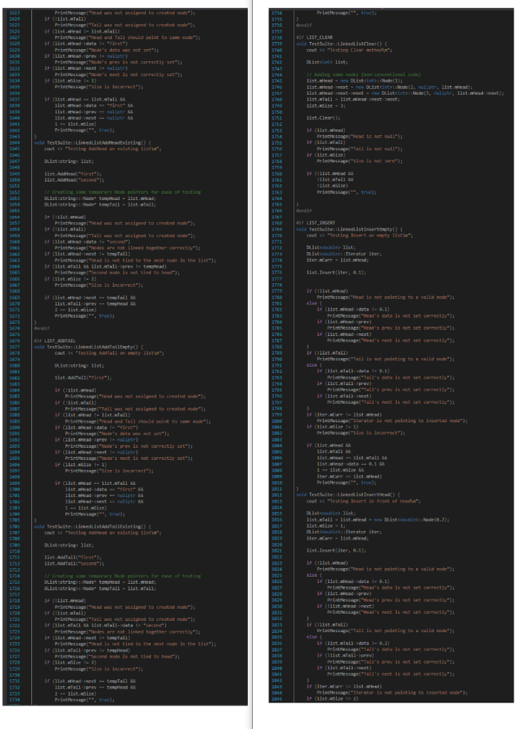 C++ Double Linked List similar to the stl List I HAVE | Chegg.com