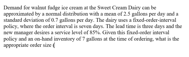 Solved Demand for walnut fudge ice cream at the Sweet Cream | Chegg.com