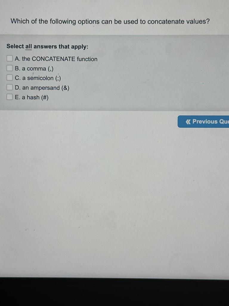 Solved Which of the following options can be used to | Chegg.com