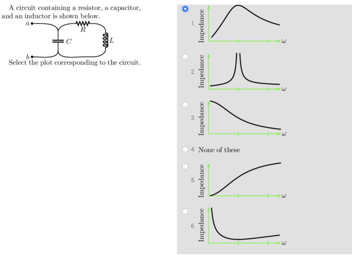 Solved A circuit containing a resistor, a capacitor, and an | Chegg.com