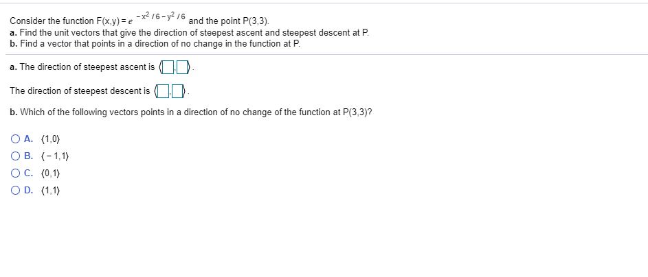 Solved Consider The Function F X Y E 278 76 And The Po Chegg Com