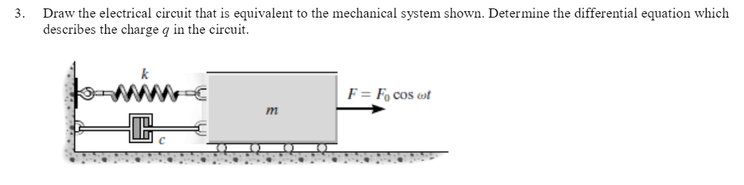 Solved 3. Draw the electrical circuit that is equivalent to | Chegg.com