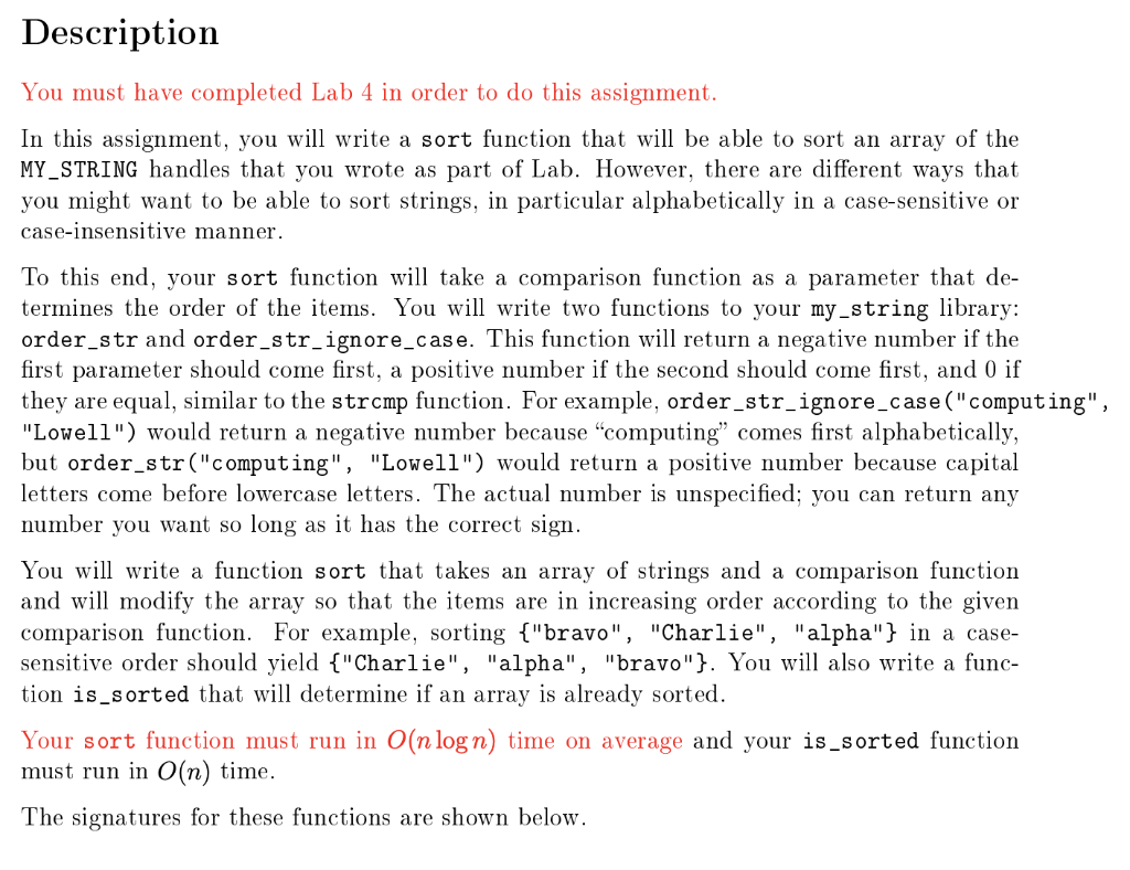 Solved You must have completed Lab 4 in order to do this