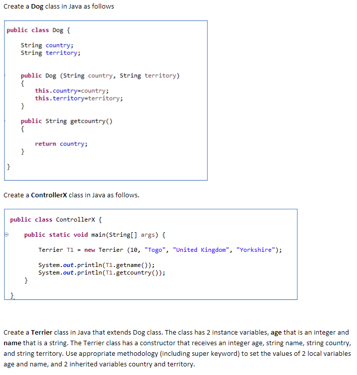 Solved Q2. This question relates to interfaces in Java. Do | Chegg.com