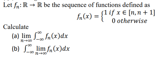 Solved Let fn: R → R be the sequence of functions defined as | Chegg.com