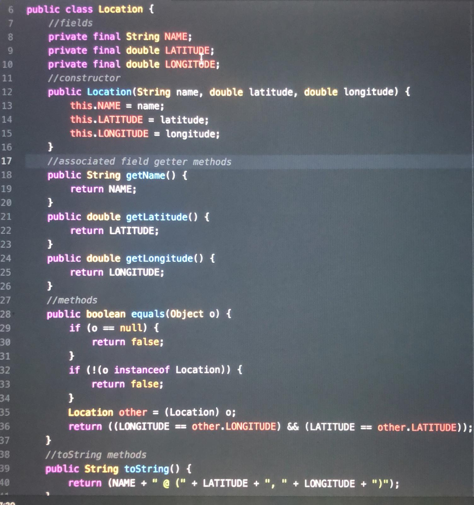 Solved Language: Java I am trying to make a class called | Chegg.com
