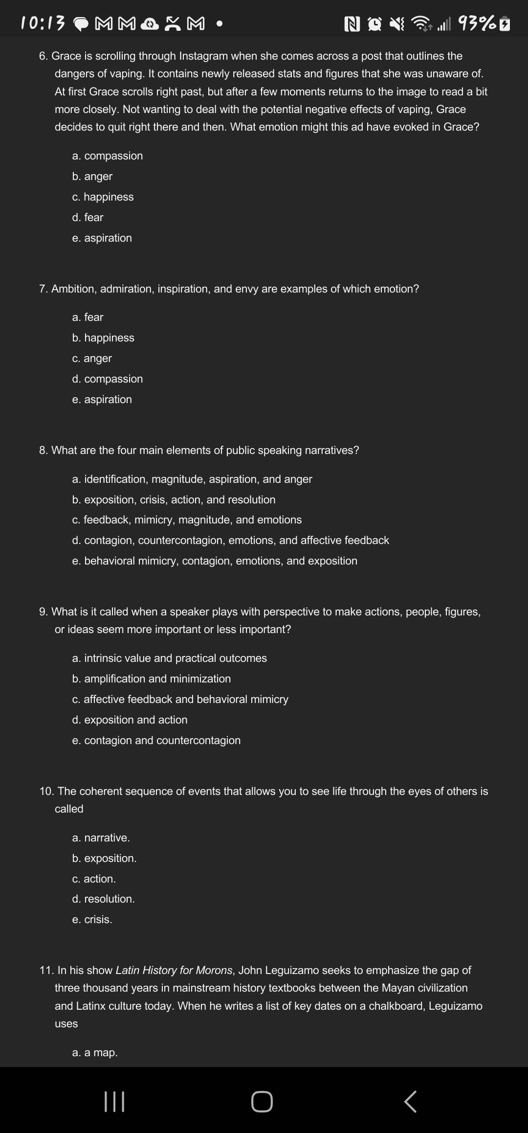 Solved SPCH 1315 Public Speaking 1. The call-and-response | Chegg.com