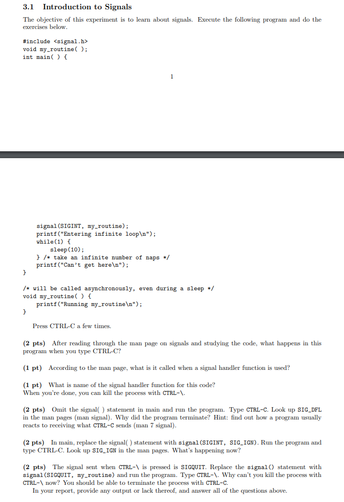 3.1 Introduction to Signals The objective of this | Chegg.com