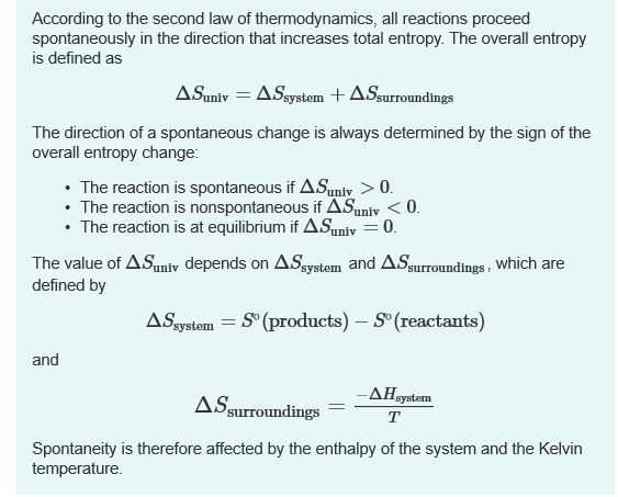 Solved According to the second law of thermodynamics, all | Chegg.com