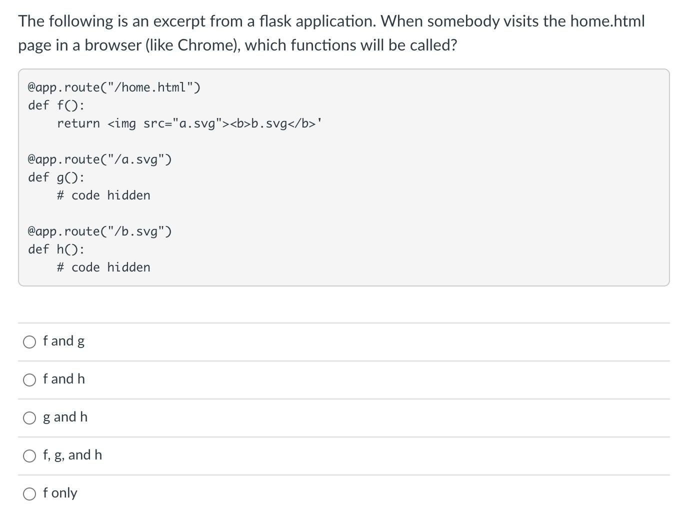 Download The Following Is An Excerpt From A Flask Application Chegg Com