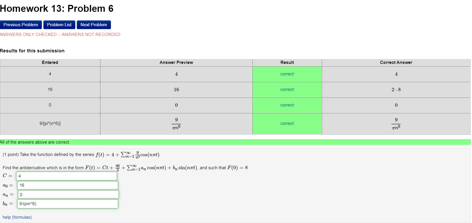 Solved Homework 13: Problem 6 Previous Problem Problem List | Chegg.com