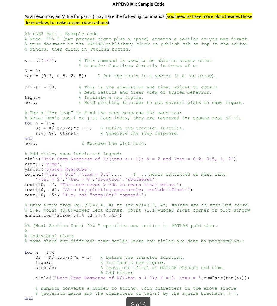 Solved Assignment Use the Control System Toolbox to obtain | Chegg.com