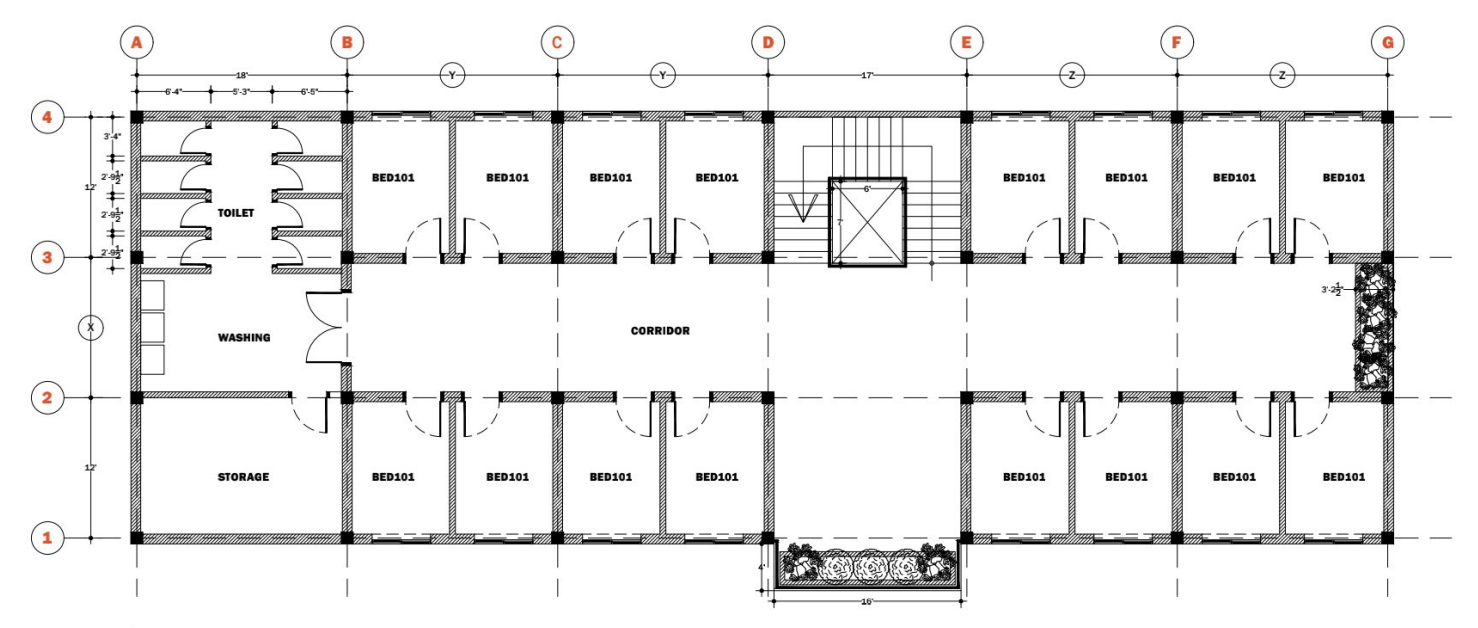 Dormitory Floor Plan Design Viewfloor co
