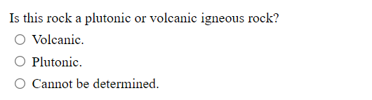 Solved Examine The Igneous Rock Shown Here And | Chegg.com