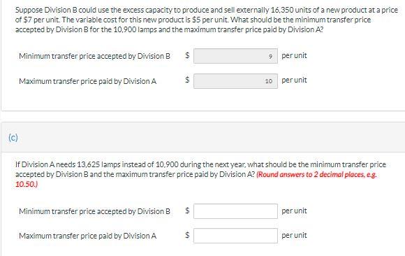 Solved Crede Inc Has Two Divisions. Division A Makes And | Chegg.com