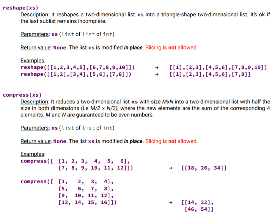 all() function – python – explained with examples... Solved I need some help coding these 2 functions in python | Chegg.com