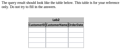 Solved Write an SQL statement to find the CustomerID, | Chegg.com