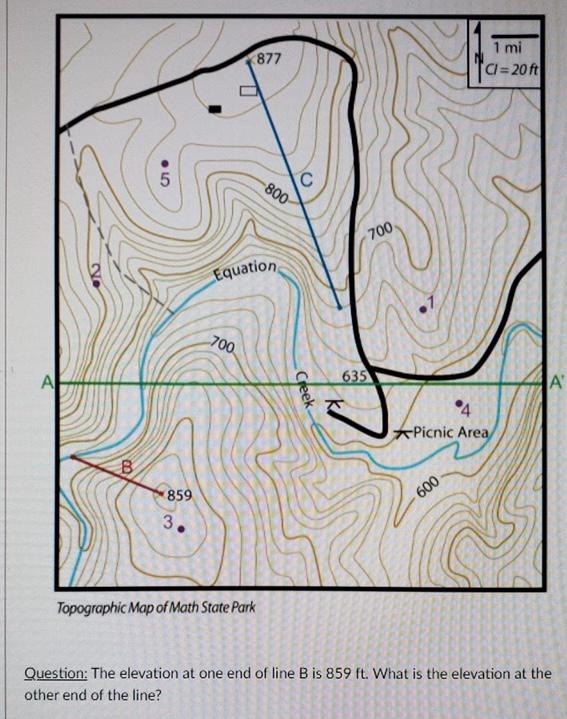 Solved 877 1 mi CI=20ft . 5 -800 700 Equation 700 ΑΙ 635 А | Chegg.com