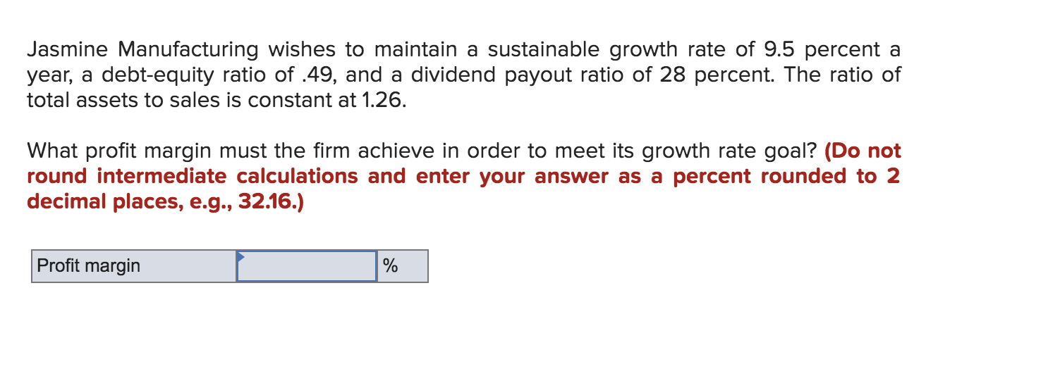 Solved Jasmine Manufacturing wishes to maintain a