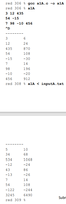 Solved C programming question Complete a c program that | Chegg.com