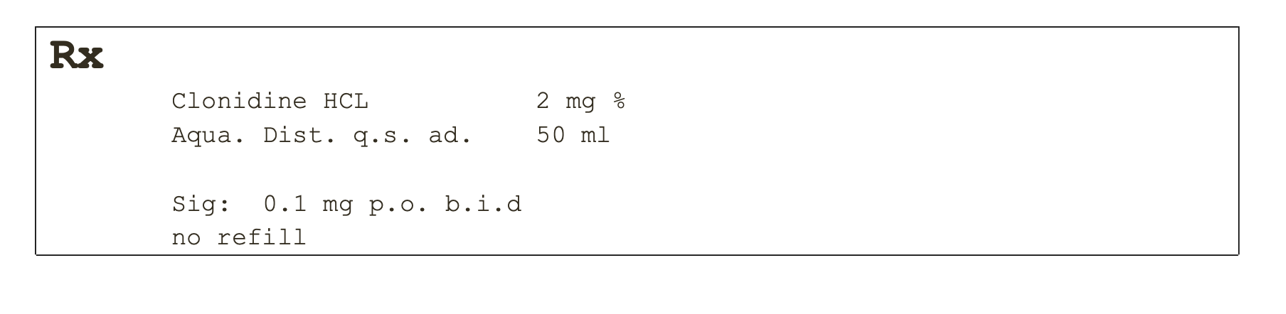 Clonidine hydrochloride 0.2 mg