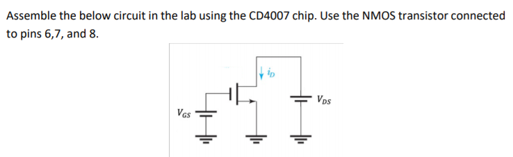 Solved Assemble the below circuit in the lab using the | Chegg.com