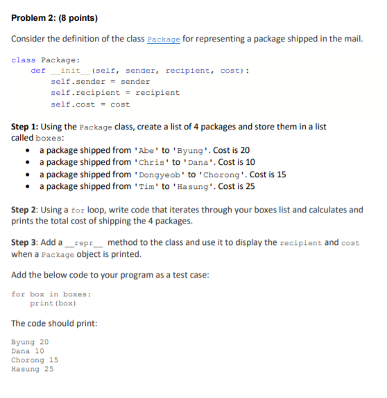 Solved Problem 2: (8 points) Consider the definition of the | Chegg.com