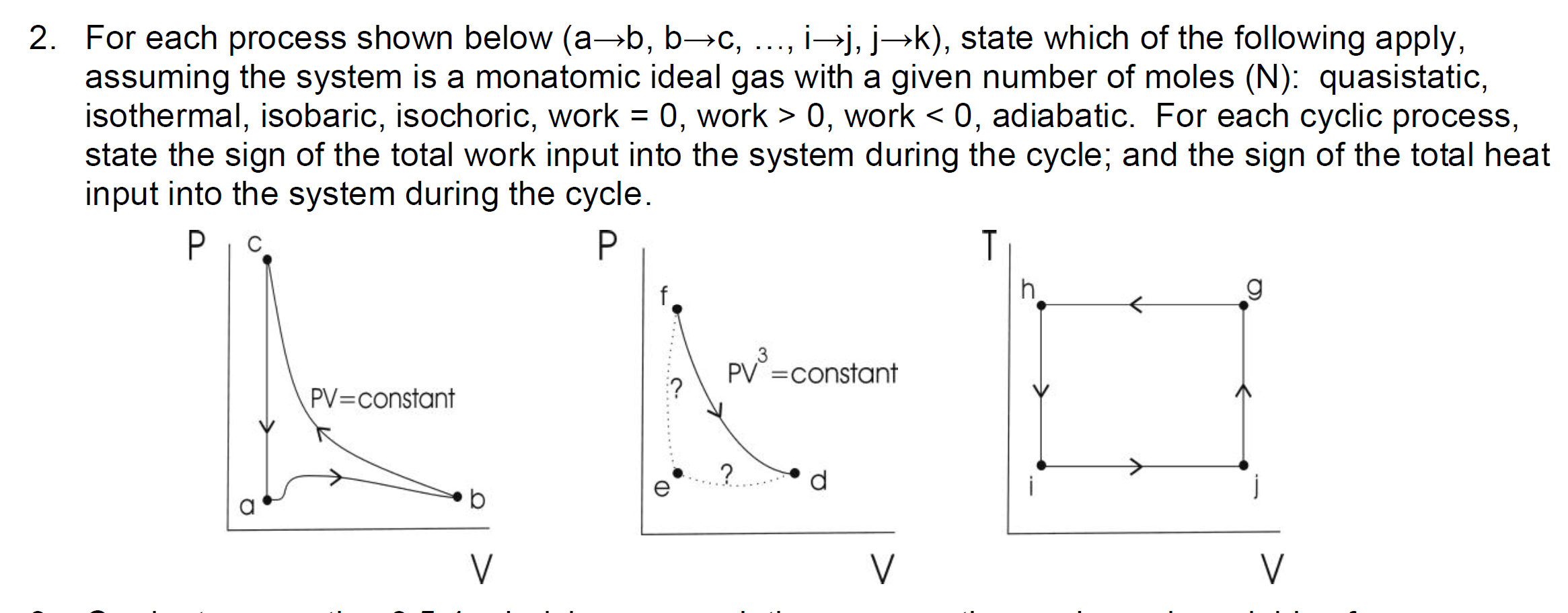 Solved For Each Process Shown Below (a→b,b→c,…,i→j,j→k), | Chegg.com