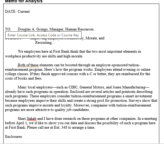Section 6 Document Format Analysis Instruction Chegg Com