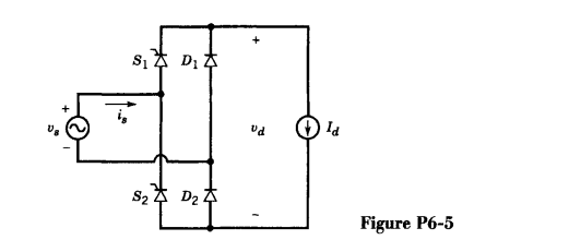 Solved 1. Consider the single phase converter shown in Fig. | Chegg.com