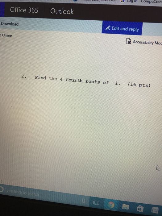 solved-find-the-4-fourth-roots-of-1-chegg