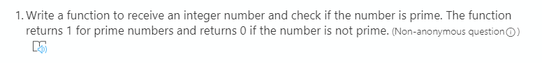 Solved 1. Write a function to receive an integer number and | Chegg.com