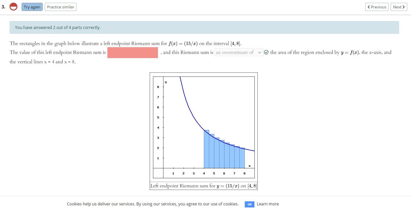 Solved 1. Practice similar Given the function f(x) = | Chegg.com