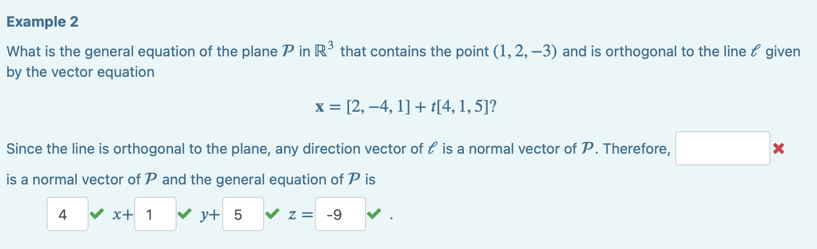 Solved What is the general equation of the plane P in R3 | Chegg.com