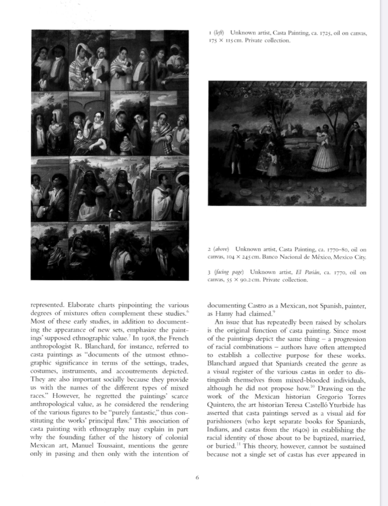 Solved Discuss the following statement “Casta paintings do