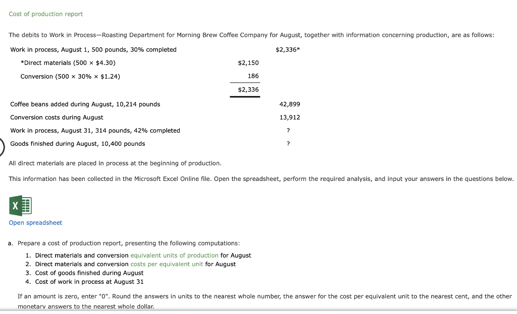 cost-of-production-report-the-debits-to-work-in-chegg-chegg