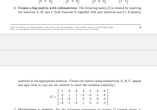 Solved 3. The transpose of a matrix: The transpose of a | Chegg.com