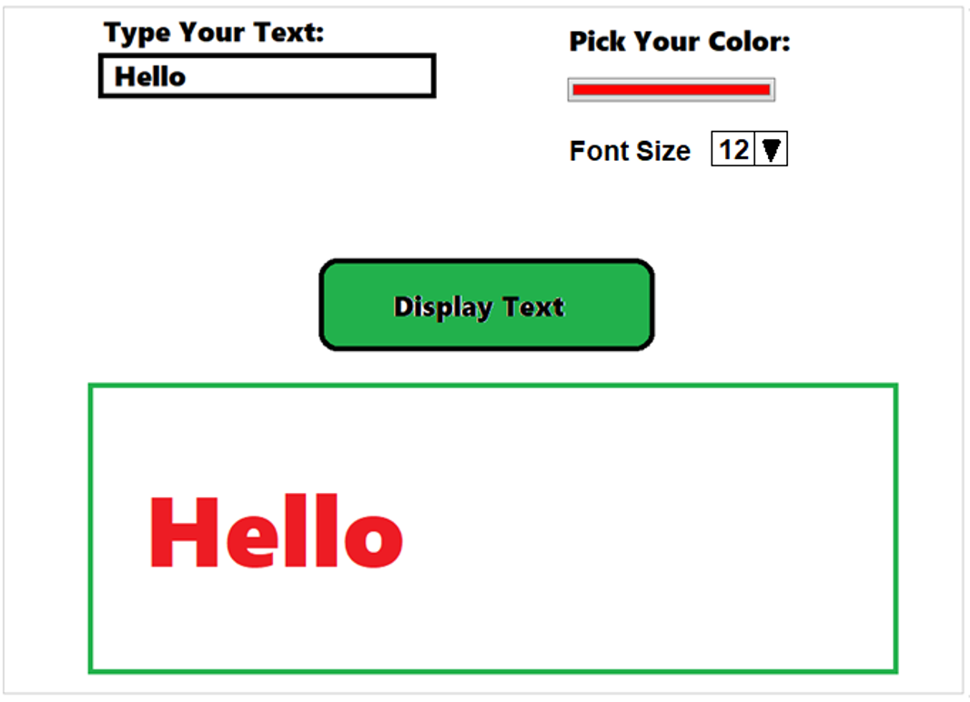 Solved Create an HTML, that will look like | Chegg.com