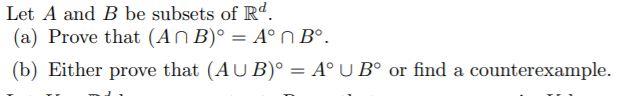 Solved This is for a math analysis class. Please write | Chegg.com