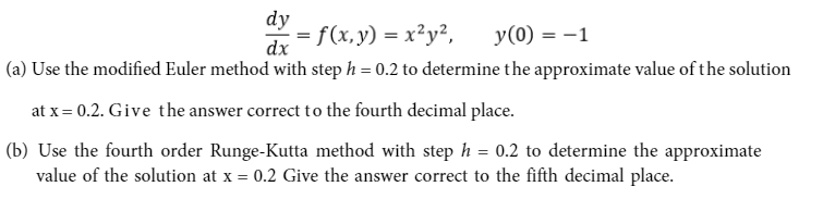 Solved Consider the initial value problem | Chegg.com