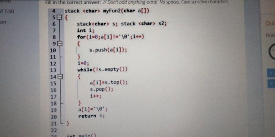 Solved of 7.50 con Qui Find C Fill in the correct answer: // | Chegg.com