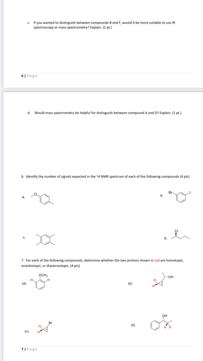 Solved 5. Consider The Following Sequence Of Reactions. | Chegg.com