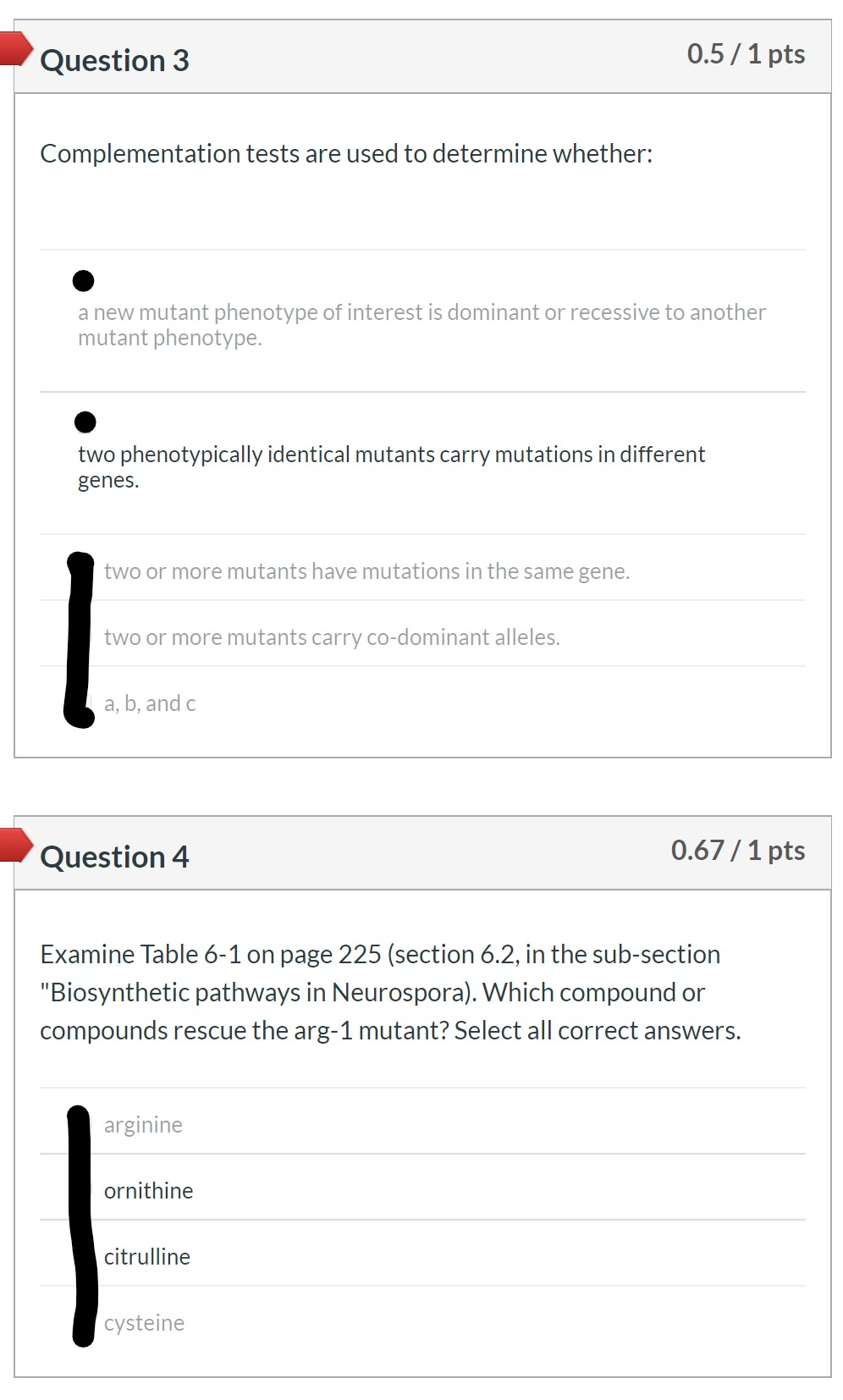 Solved Please Show The Correct Answers And Explanations Chegg Com