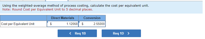 Solved Required: 1. Using the weighted-average method of | Chegg.com
