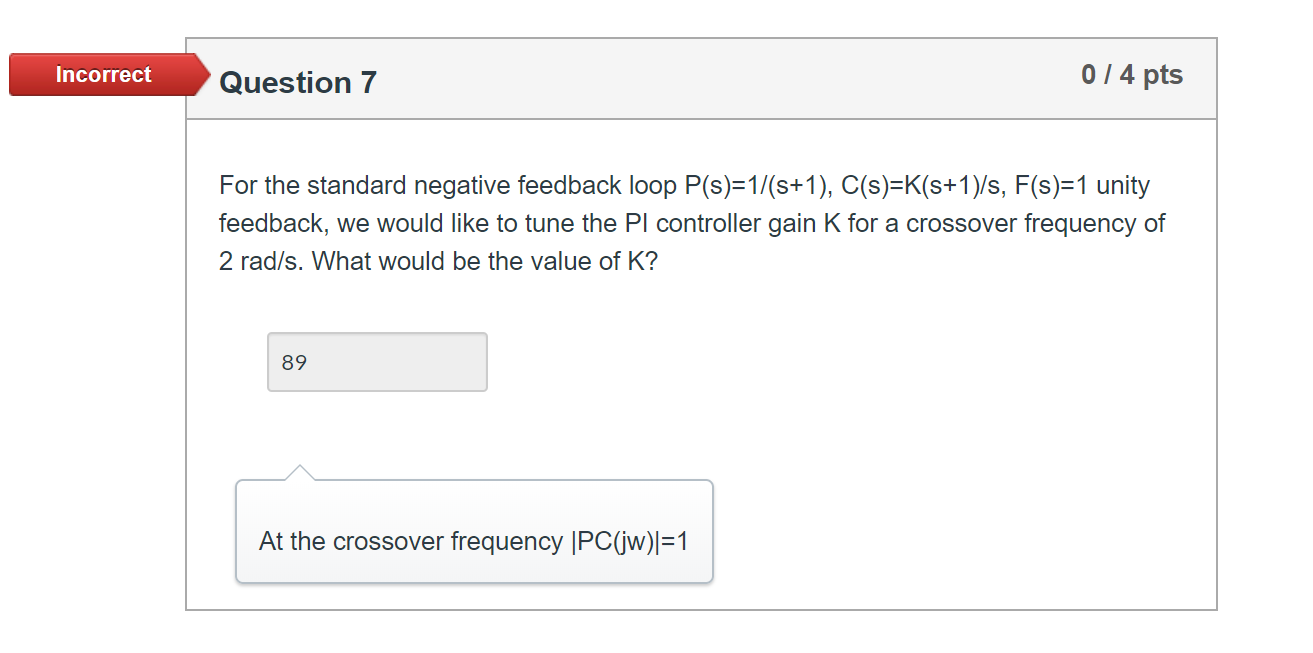 Solved Incorrect Question 4 0 / 4 pts For the standard | Chegg.com